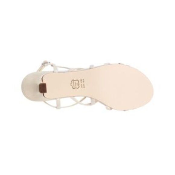 NINA NEW YORK Womens Gold Neptune Almond Toe Sculpted Heel Slingback Sandal 9 M - Picture 4 of 4